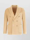 Circolo 1901 Corduroy Double-breasted Jackets Button Detailing In Neutral