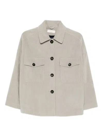 Circolo 1901 Corduroy Jacket In Gray