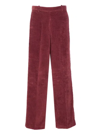 CIRCOLO 1901 CORDUROY STRAIGHT-LEG TROUSERS