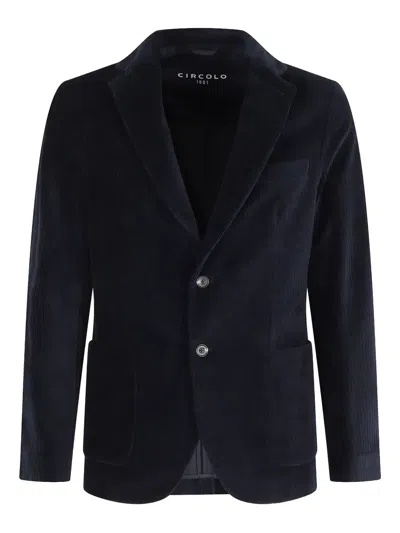 CIRCOLO 1901 CORDUROY TWO-BUTTON BLAZER