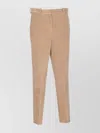 Circolo 1901 Corduroy Velvet Trousers Belt Loops In Brown