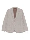 Circolo 1901 Cotton And Linen Blend Jacket In Multi