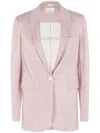 Circolo 1901 Long-sleeved Suit Coat In Pink