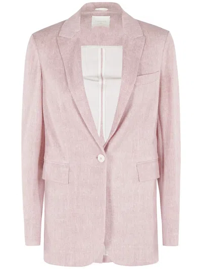 Circolo 1901 Blazer Piquet In Pink