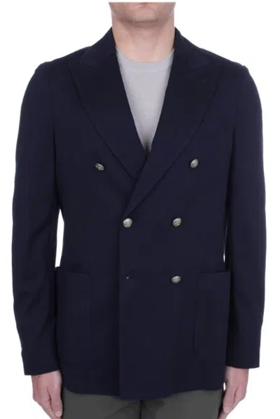 Circolo 1901 Double-breasted Blazer In Blue
