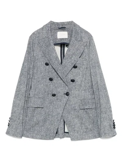 CIRCOLO 1901 CIRCOLO 1901 COTTON DOUBLE-BREASTED JACKET