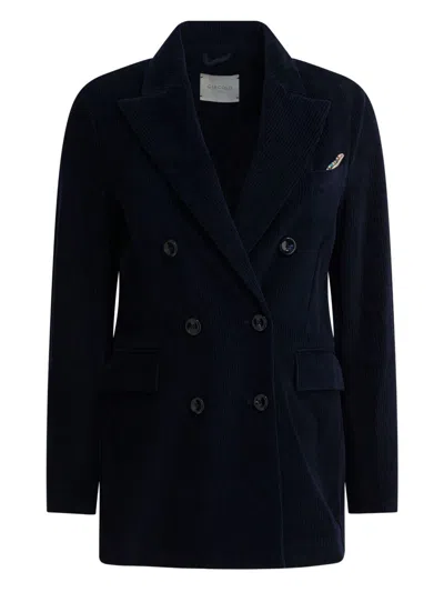 CIRCOLO 1901 CIRCOLO 1901 COTTON DOUBLE-BREASTED JACKET