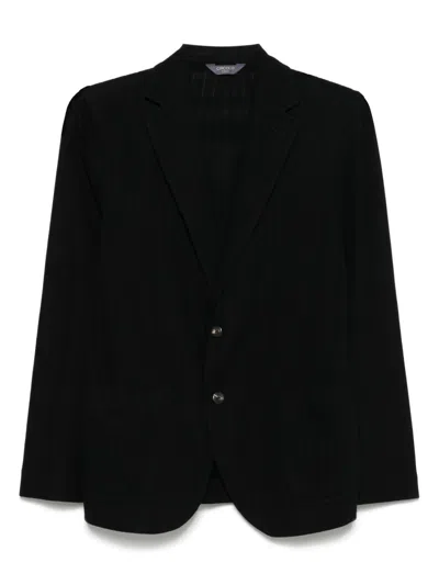 Circolo 1901 Single Breasted Pockets Jacket In Black
