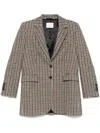 Circolo 1901 Cotton Single-breasted Jacket In Brown