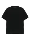 Circolo 1901 Crew Neck Cotton T-shirt With Chest Pocket In Black