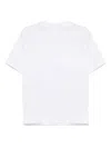 Circolo 1901 Crew Neck Cotton T-shirt With Short Raglan Sleeves In White