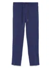 Circolo 1901 Trousers Cotton Elasticated Waistband In Blue