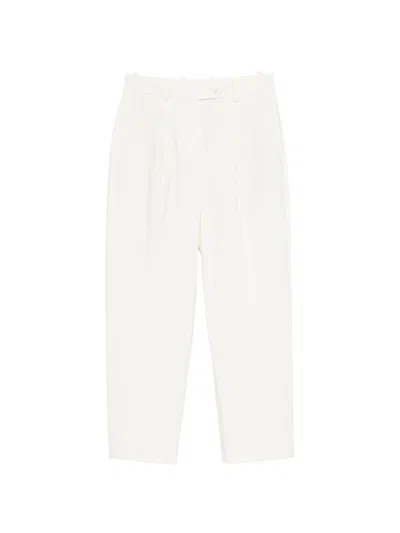 Circolo 1901 Cotton Trousers In White