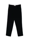 Circolo 1901 Cotton Trousers With Belt Loops And Pockets In Black