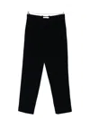 Circolo 1901 Cotton Trousers With Belt Loops And Pockets In Black