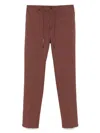 Circolo 1901 Trousers Cotton Belt Loops In Brown
