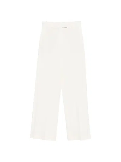 Circolo 1901 Cotton Trousers In White