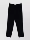 Circolo 1901 Cotton Trousers With Belt Loops And Pockets In Black