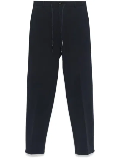 Circolo 1901 Drawstring-waist Trousers In Black