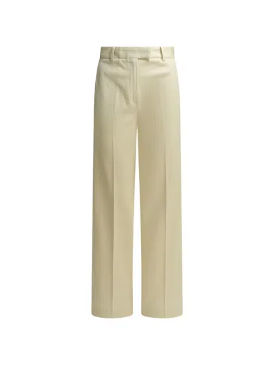 Circolo 1901 Creased High-waisted Trousers In Neutral