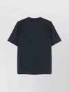 Circolo 1901 Navy Blue Crewneck Cotton T-shirt In Black