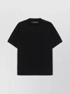 Circolo 1901 Crew Neck Cotton T-shirt With Chest Pocket In Black