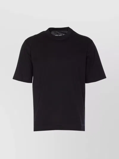 Circolo 1901 Crewneck Short Sleeves T-shirt In Black