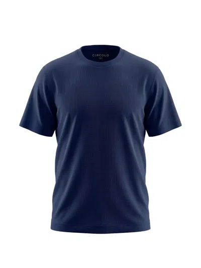 Circolo 1901 Crew-neck T-shirt In Blue