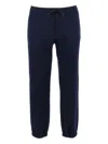 Circolo 1901 Classic Cuffed Wool Trousers With Tailored Fit In Blue