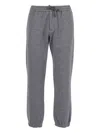 Circolo 1901 Cuffed Wool Trousers With Structured Fit In Gray
