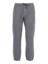 Circolo 1901 Cuffed Wool Trousers With Structured Fit In Gray