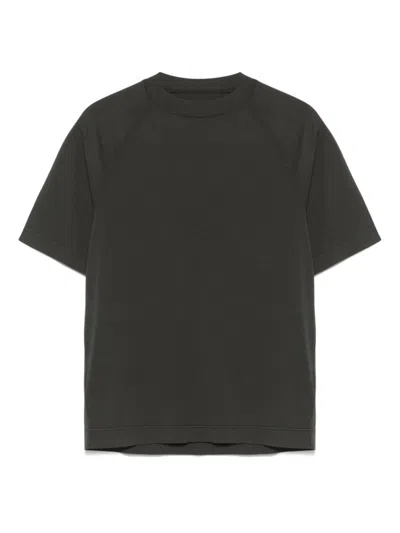CIRCOLO 1901 DARK GREY CREWNECK COTTON T-SHIRT