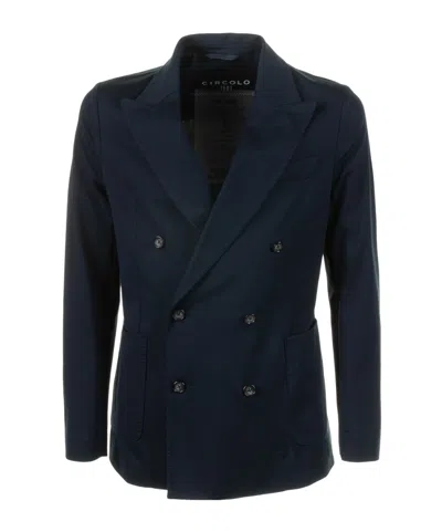 CIRCOLO 1901 DOUBLE-BREASTED BLAZER