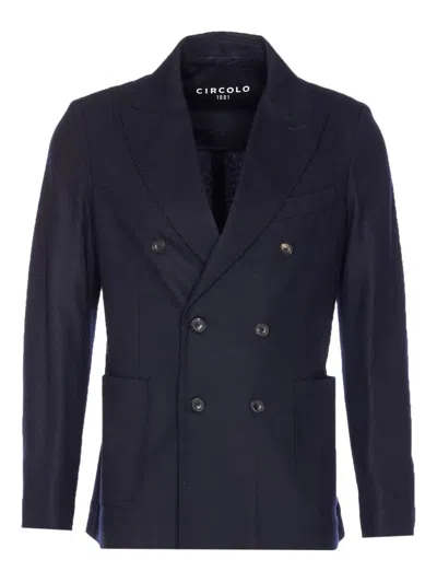 CIRCOLO 1901 DOUBLE-BREASTED BLAZER