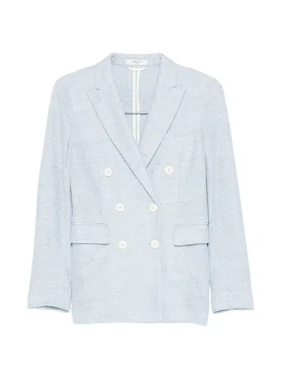 Circolo 1901 Long-sleeved Suit Jacket In Blue