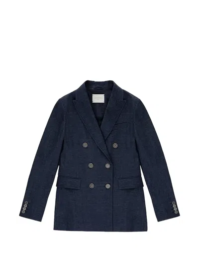 Circolo 1901 Double-breasted Blazer In Blue