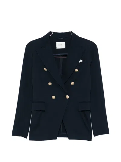 Circolo 1901 Double-breasted Blazer In Blue