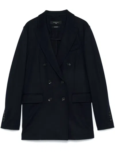 Circolo 1901 Double-breasted Blazer In Blue