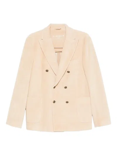 Circolo 1901 Double-breasted Blazer In Multi