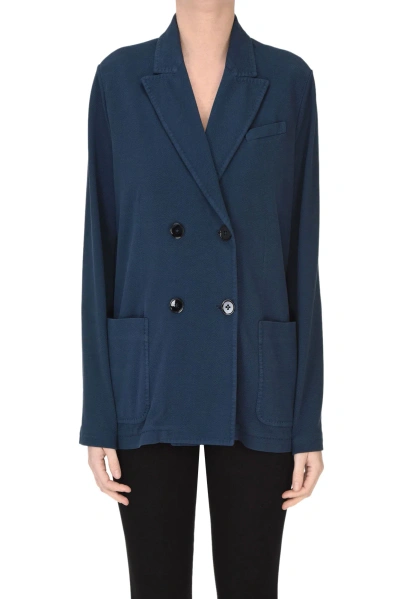 Circolo 1901 Double-breasted Blazer In Navy Blue