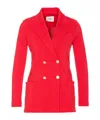 Circolo 1901 Double-breasted Jacket Gold Buttons In Red