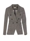 Circolo 1901 Double Breasted Buttons Closure Jacket In Gray
