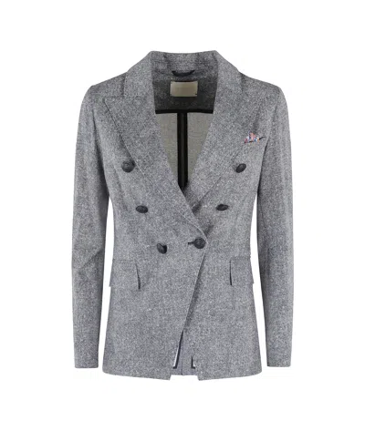 CIRCOLO 1901 CIRCOLO 1901 DOUBLE-BREASTED JACKET