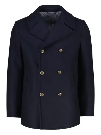 Circolo 1901 Double-breasted Coat In Blue