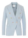 Circolo 1901 Double Breasted Jacket In Blue