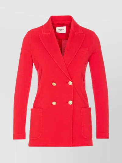 CIRCOLO 1901 DOUBLE-BREASTED JACKET GOLD BUTTONS