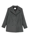 Circolo 1901 Double-breasted Jacket In Gray