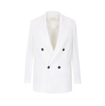 Circolo 1901 Double Breasted Jacket In White