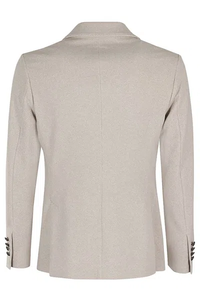 Circolo 1901 Double-breasted Plush Cotton Jacket In Multi