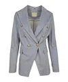 Circolo 1901 Double-breasted Suit Jacket In Blue